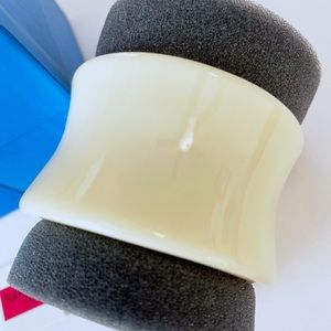 Rara Avis by Iris Apfel • Colored Resin Bangle Bracelet • Ivory M/L